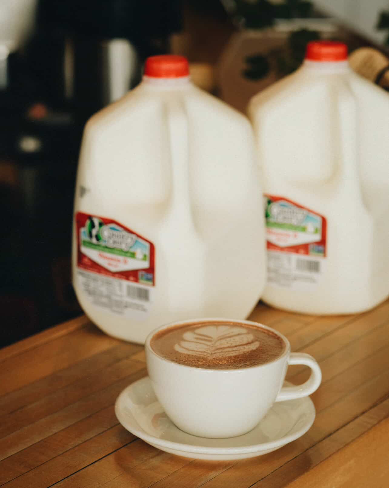 Fresh dairy milk and cream products from Country Dairy